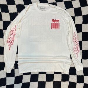 slipknot wait and bleed long sleeve shirt size large